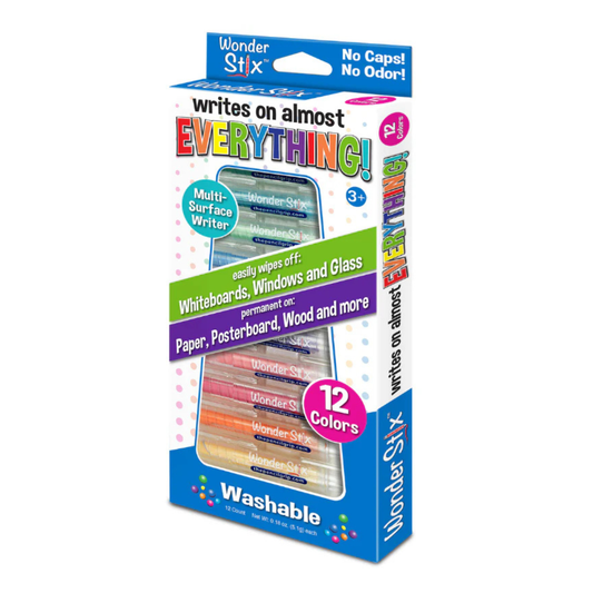 Wonder Stix 12 Pack - Write on Almost Everything!