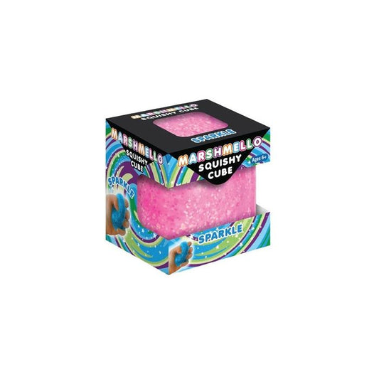 Marshmello Sparkle Squishy Ball (Sugar Squish)